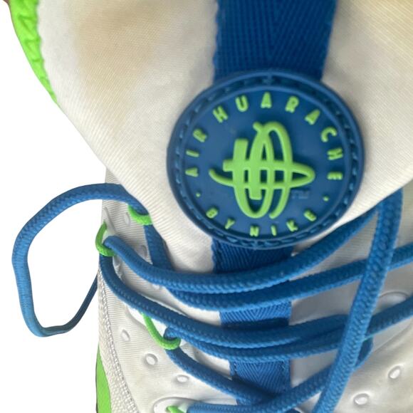 Nike Air Huarache Drift Shoes Mens Size 13 White Blue AH7334-102 Sneakers - Picture 12 of 12